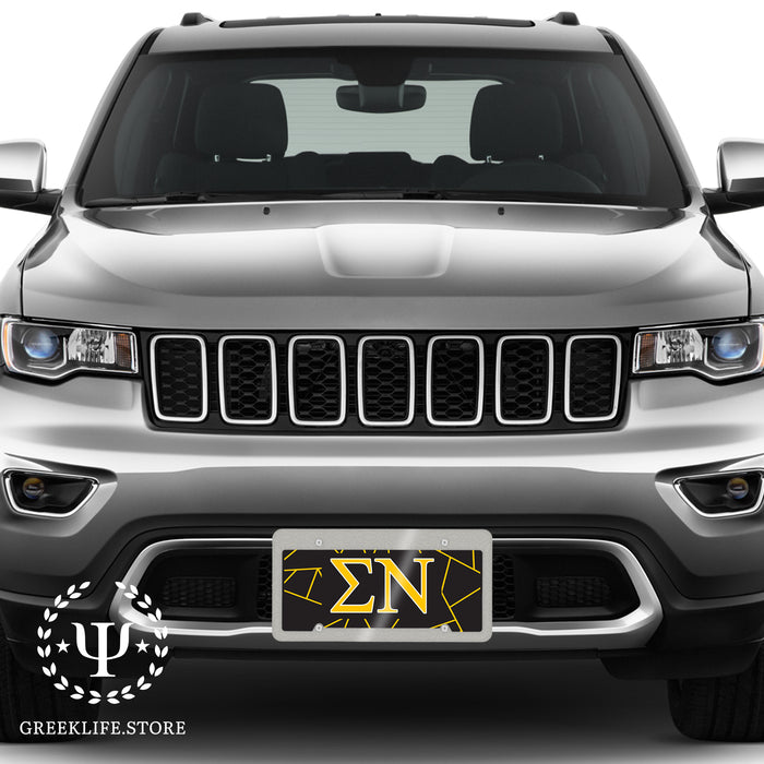 Sigma Nu Decorative License Plate
