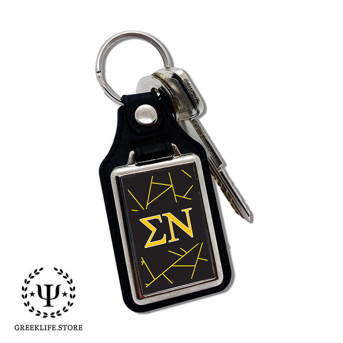 Sigma Nu Keychain Rectangular
