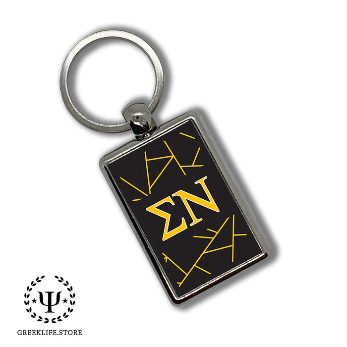 Sigma Nu Keychain Rectangular