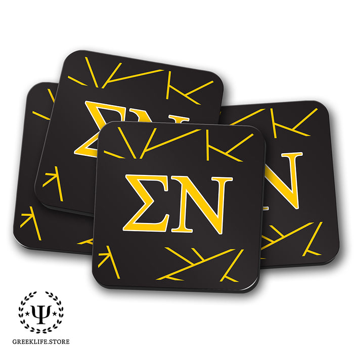 Sigma Nu Beverage Coasters Square (Set of 4)