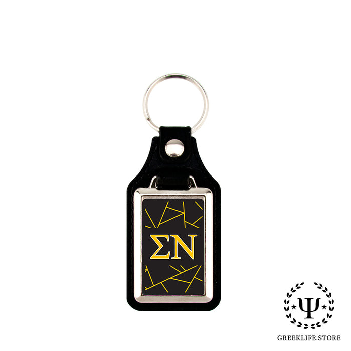 Sigma Nu Keychain Rectangular