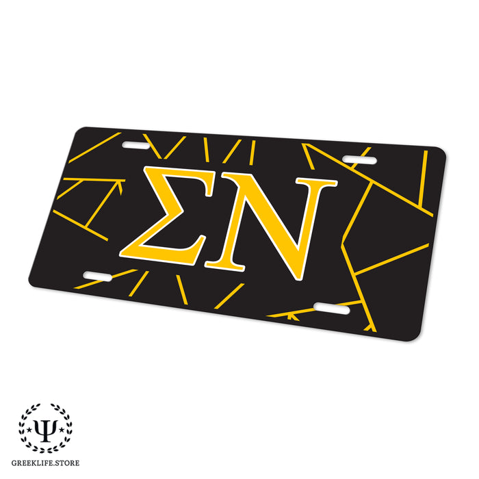 Sigma Nu Decorative License Plate