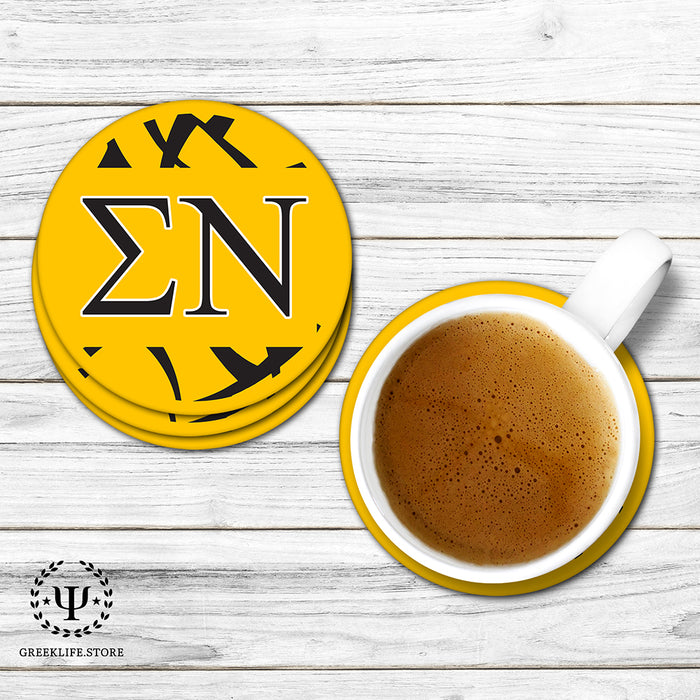 Sigma Nu Beverage Coasters Round (Set of 4)