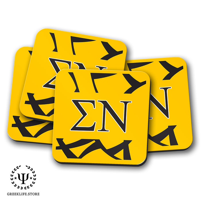 Sigma Nu Beverage Coasters Square (Set of 4)