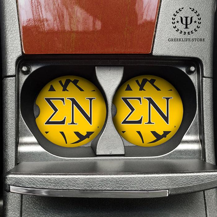 Sigma Nu Car Coasters (Set of 2)