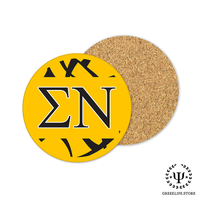 Sigma Nu Beverage Coasters Round (Set of 4)