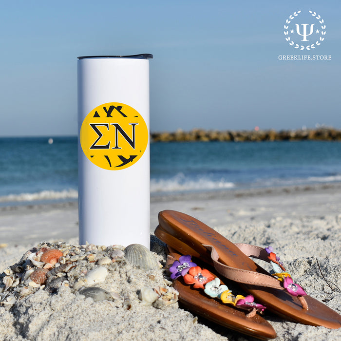 Sigma Nu Stainless Steel Skinny Tumbler 20 OZ