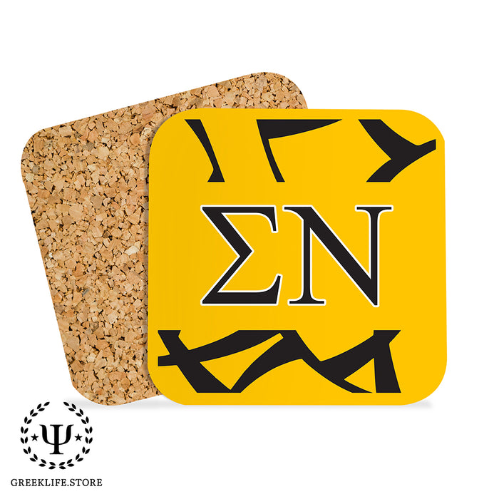 Sigma Nu Beverage Coasters Square (Set of 4)