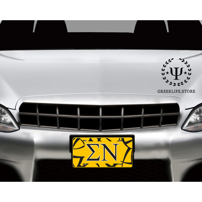 Sigma Nu Decorative License Plate