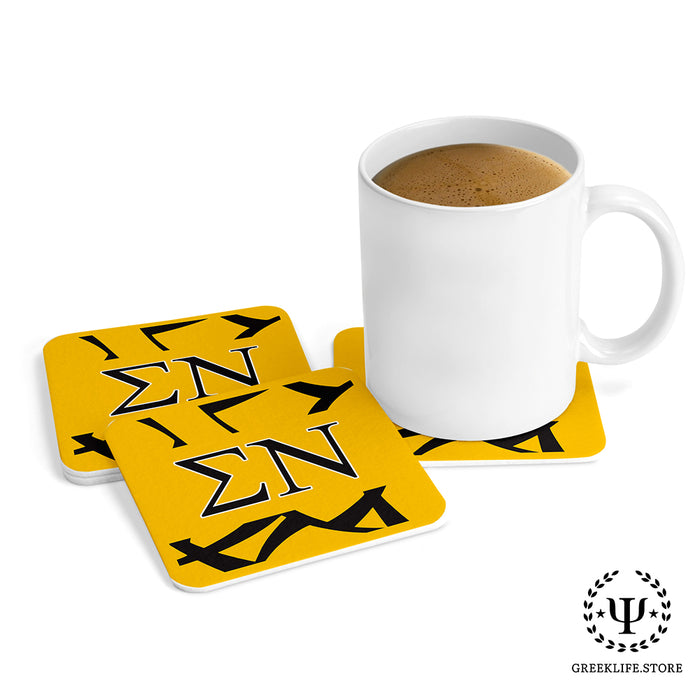 Sigma Nu Beverage Coasters Square (Set of 4)