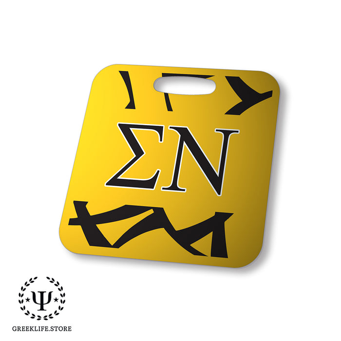 Sigma Nu Luggage Bag Tag (square)