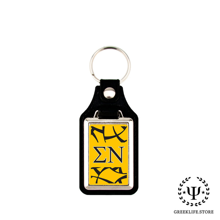 Sigma Nu Keychain Rectangular