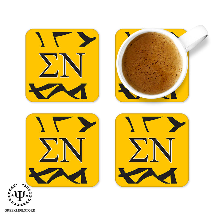 Sigma Nu Beverage Coasters Square (Set of 4)