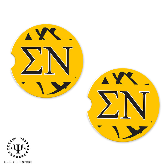Sigma Nu Car Coasters (Set of 2)
