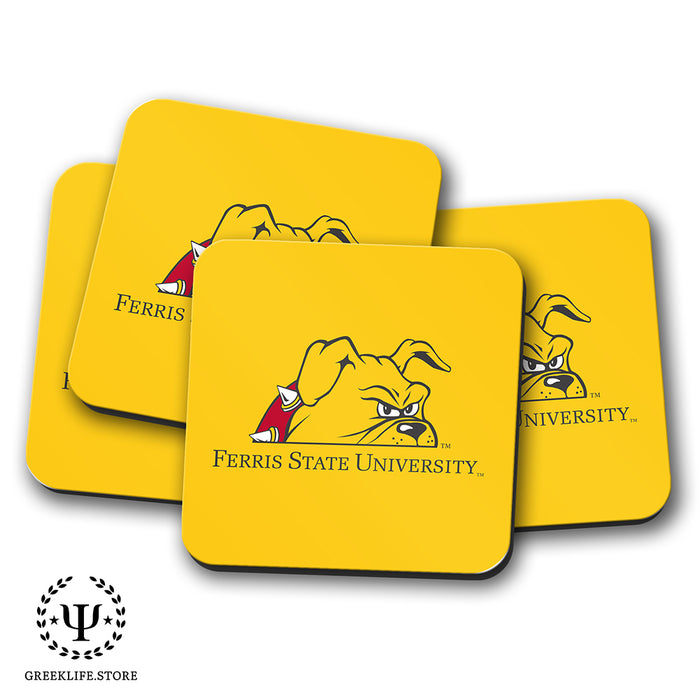 Ferris State University Beverage Coasters Square (Set of 4)