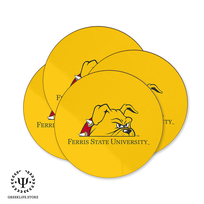 Ferris State University Beverage coaster round (Set of 4)