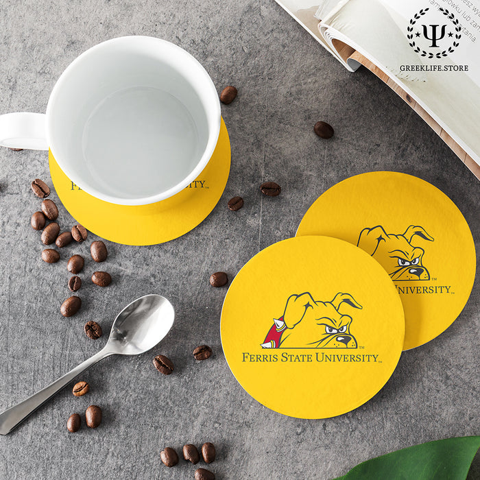 Ferris State University Beverage coaster round (Set of 4)