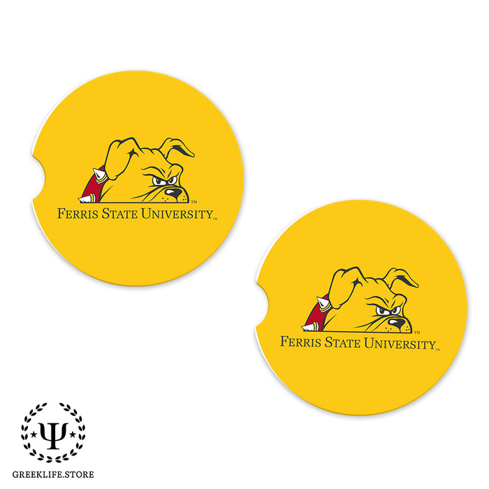 Ferris State University Car Cup Holder Coaster (Set of 2)