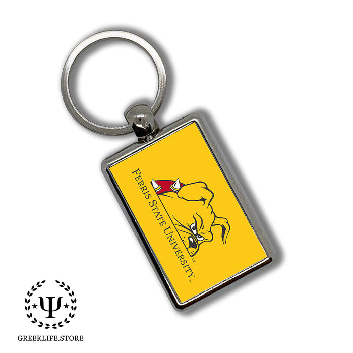 Ferris State University Keychain Rectangular