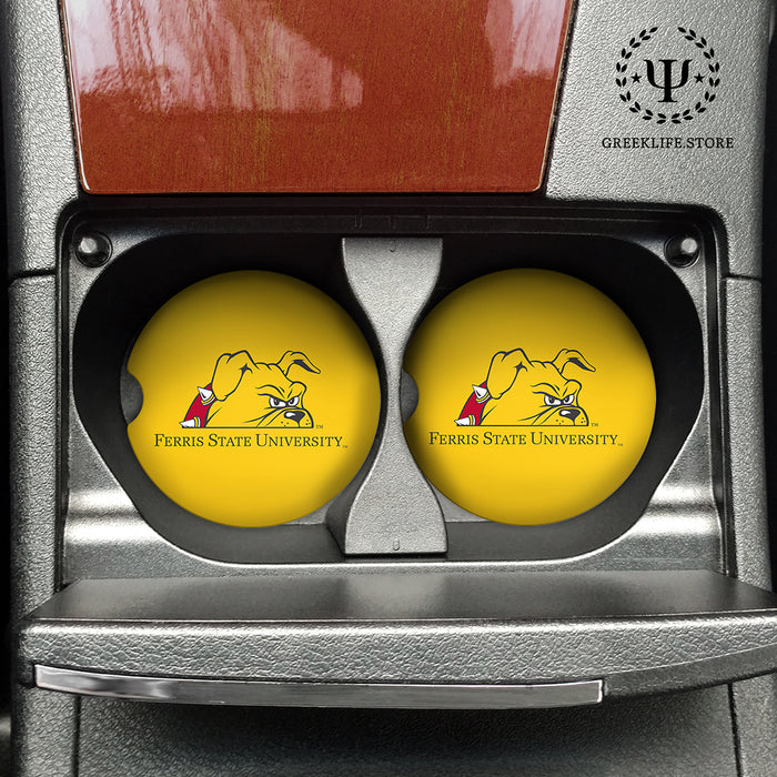 Ferris State University Car Cup Holder Coaster (Set of 2)