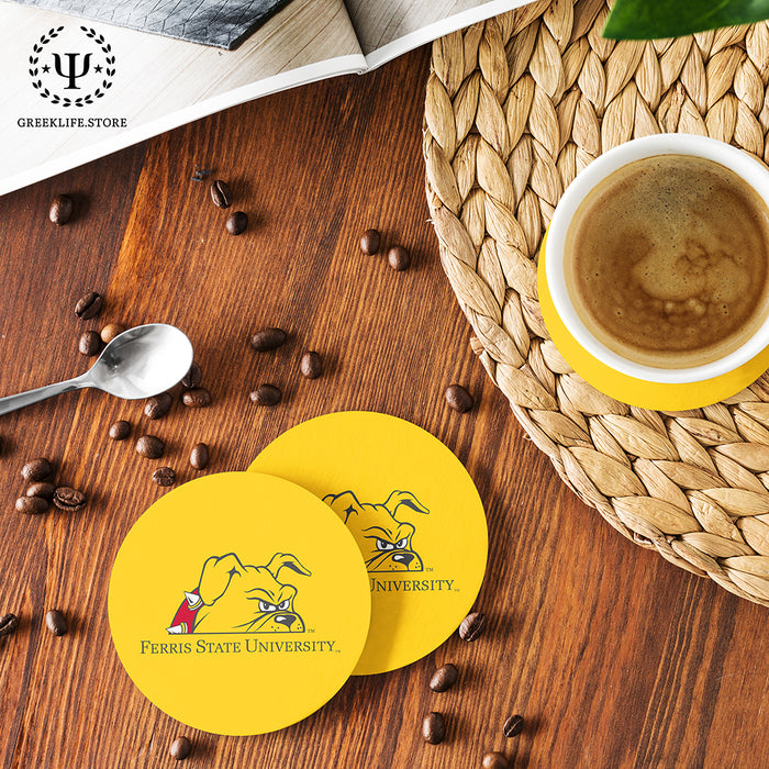 Ferris State University Beverage coaster round (Set of 4)