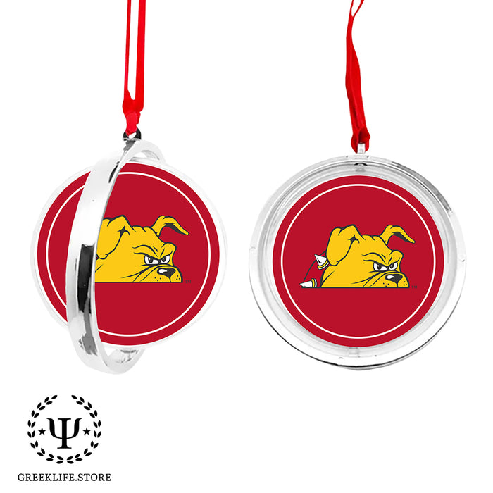 Ferris State University Christmas Reversible Flat Round Ornament
