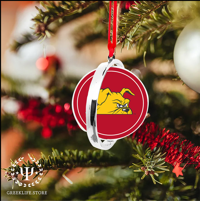 Ferris State University Christmas Reversible Flat Round Ornament