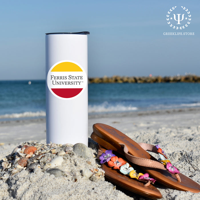 Ferris State University Stainless Steel Skinny Tumbler 20 OZ