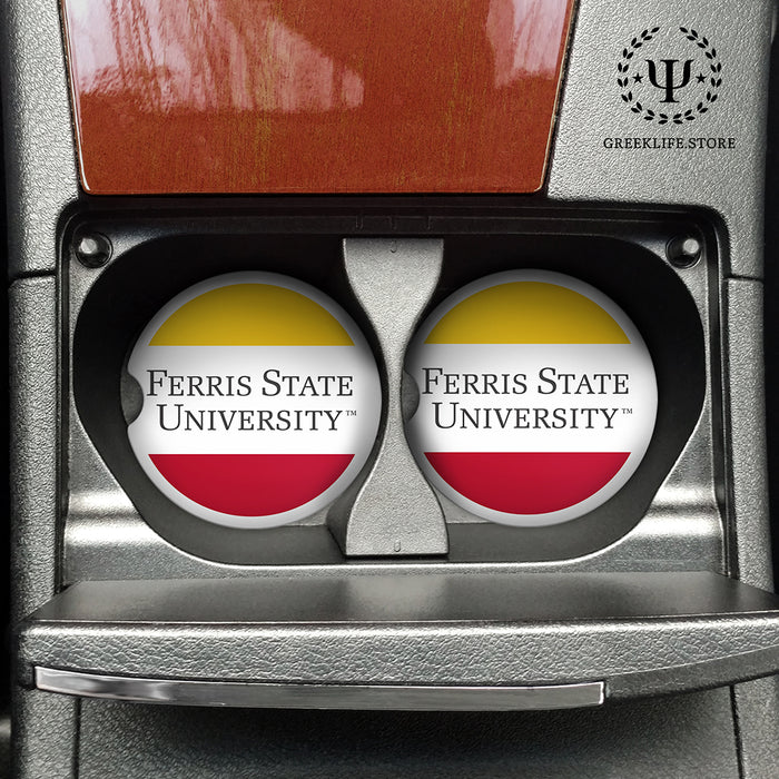 Ferris State University Car Cup Holder Coaster (Set of 2)