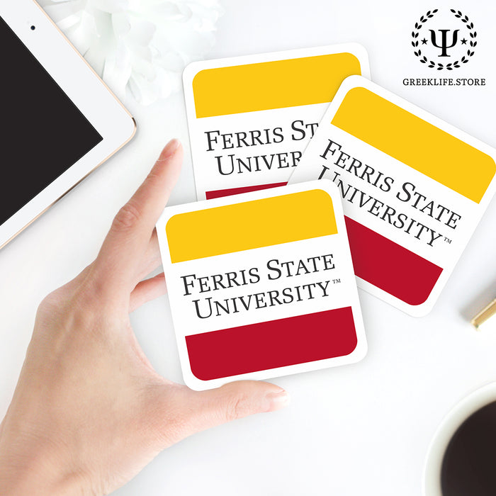 Ferris State University Beverage Coasters Square (Set of 4)