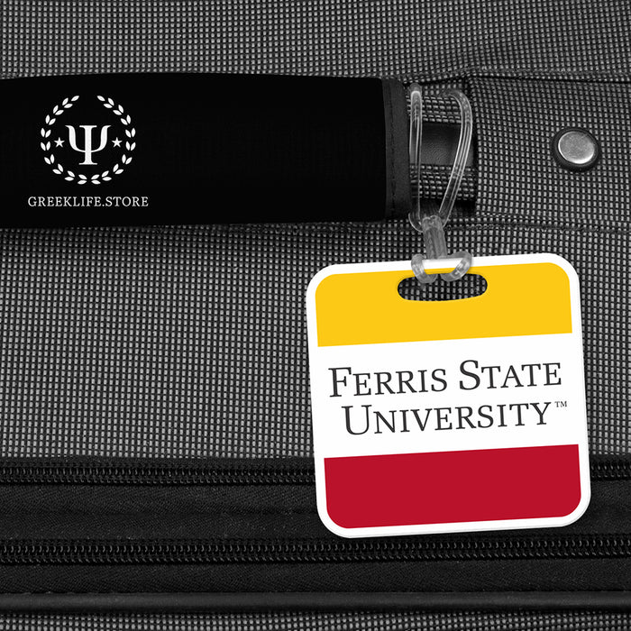 Ferris State University Luggage Bag Tag (square)