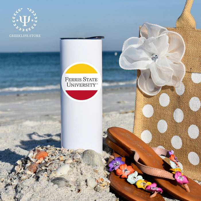 Ferris State University Stainless Steel Skinny Tumbler 20 OZ
