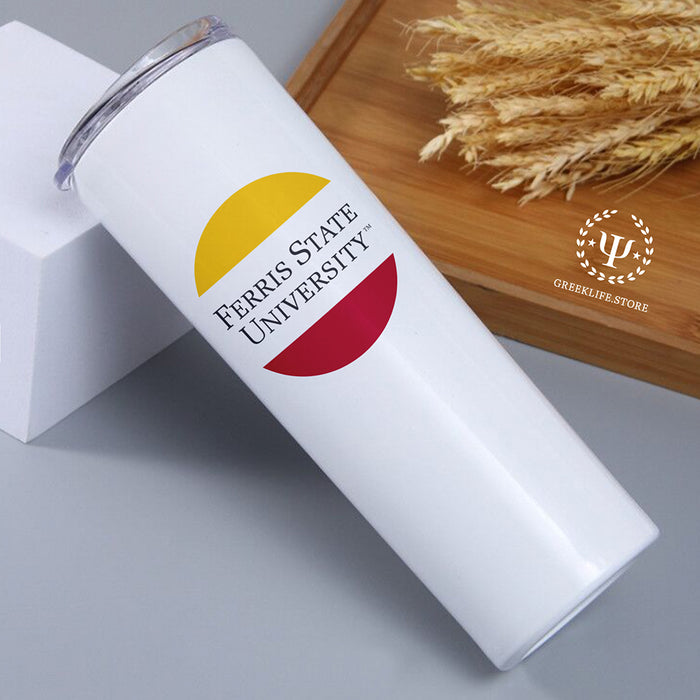 Ferris State University Stainless Steel Skinny Tumbler 20 OZ