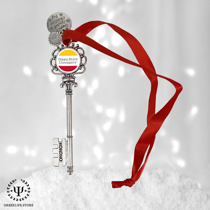 Ferris State University Christmas Ornament Santa Magic Key