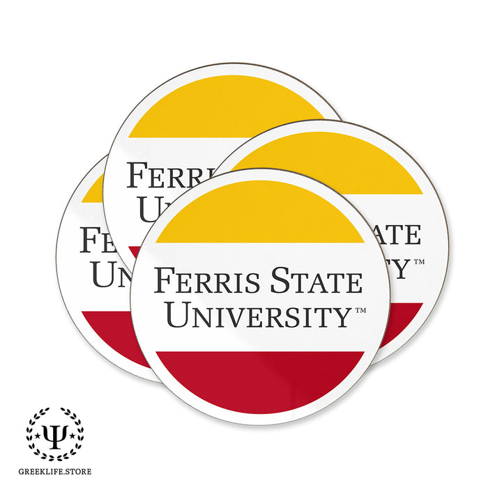 Ferris State University Beverage coaster round (Set of 4)