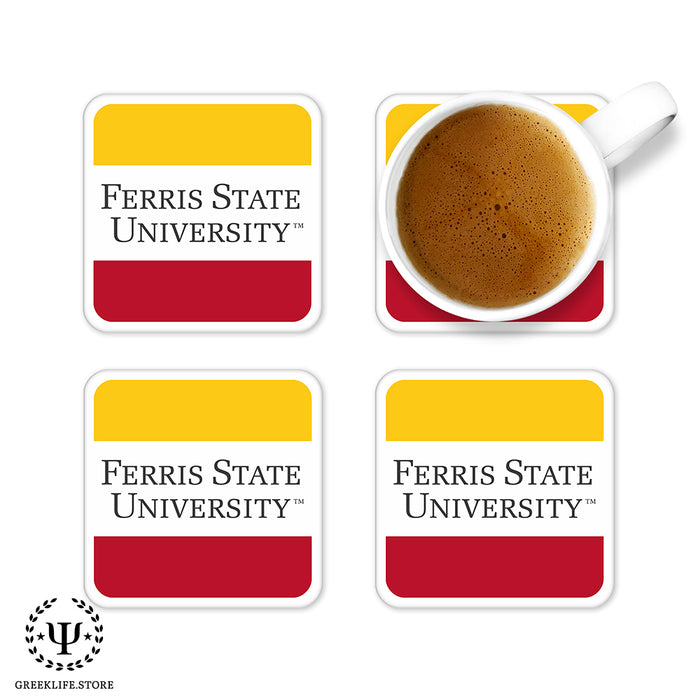 Ferris State University Beverage Coasters Square (Set of 4)