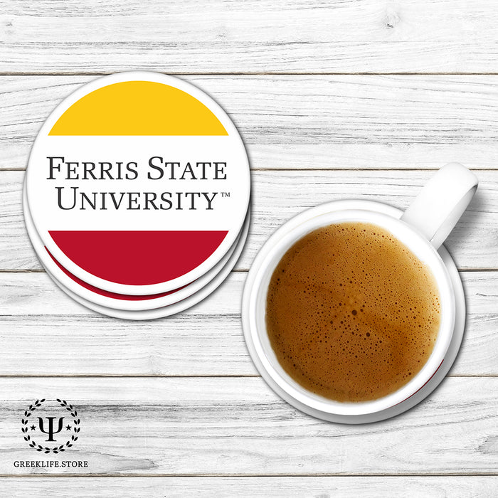 Ferris State University Beverage coaster round (Set of 4)