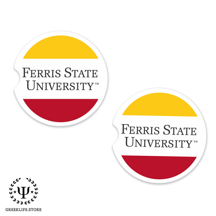 Ferris State University Car Cup Holder Coaster (Set of 2)