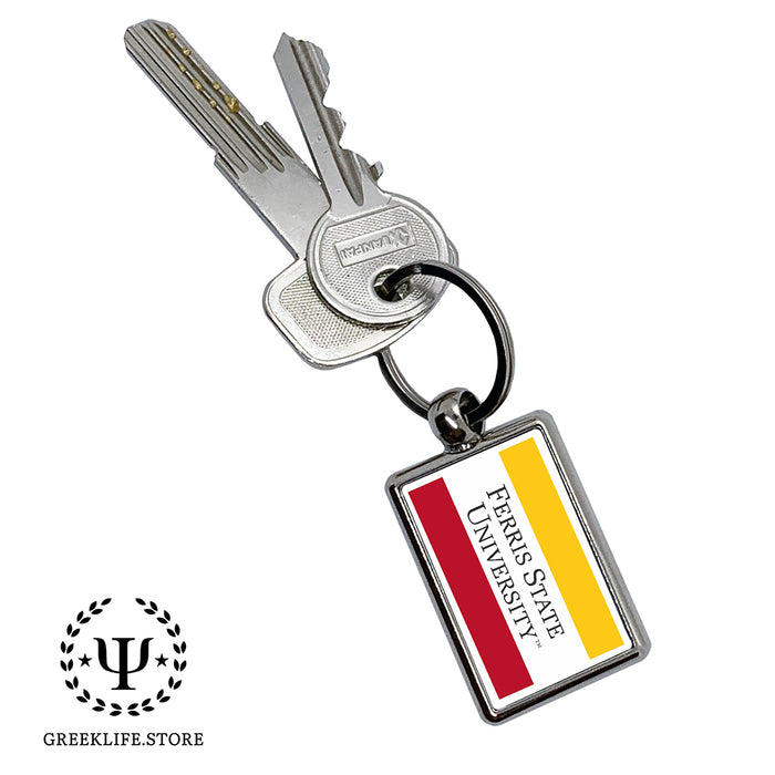 Ferris State University Keychain Rectangular