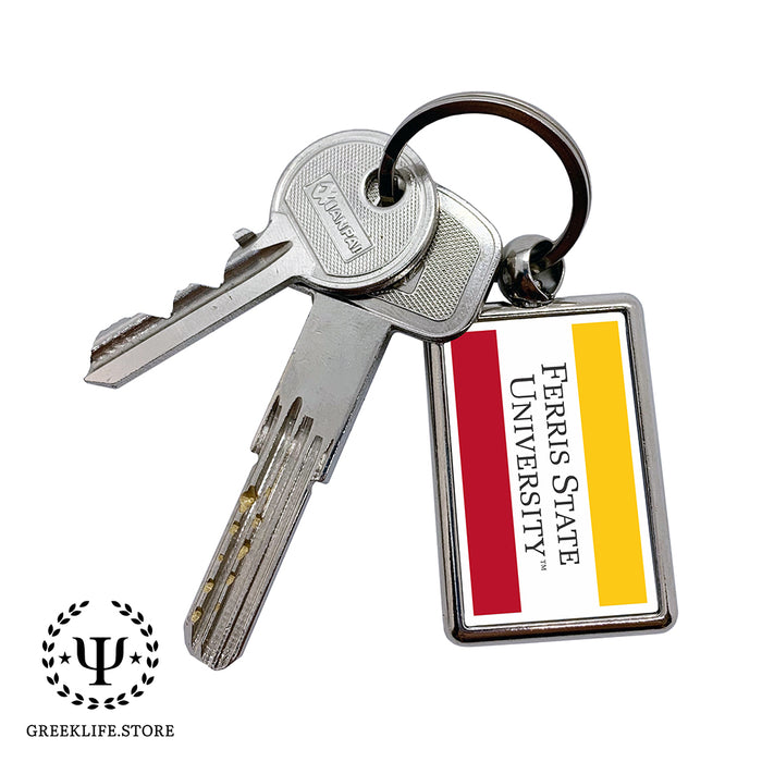 Ferris State University Keychain Rectangular