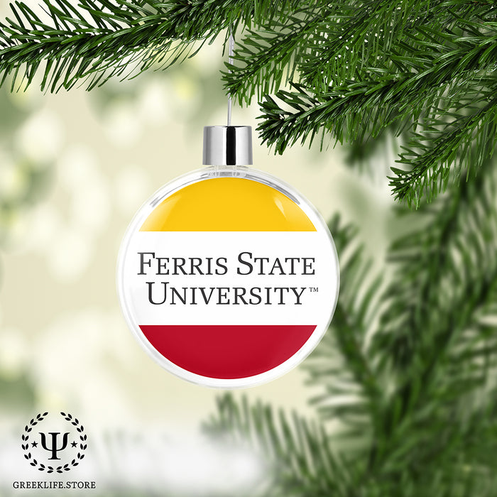 Ferris State University Christmas Ornament Flat Round