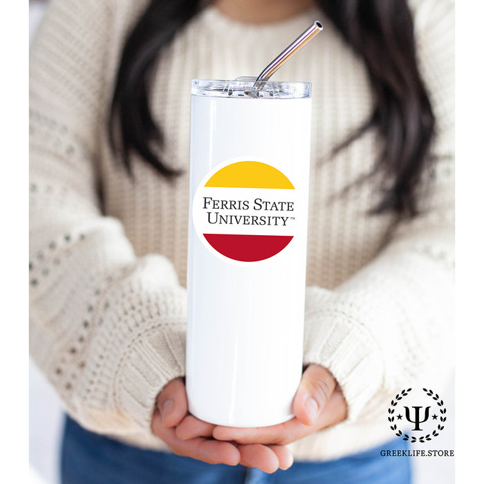 Ferris State University Stainless Steel Skinny Tumbler 20 OZ