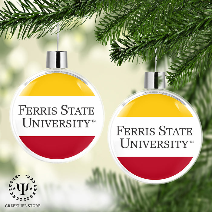 Ferris State University Christmas Ornament Flat Round