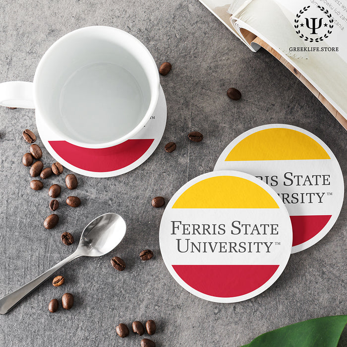 Ferris State University Beverage coaster round (Set of 4)