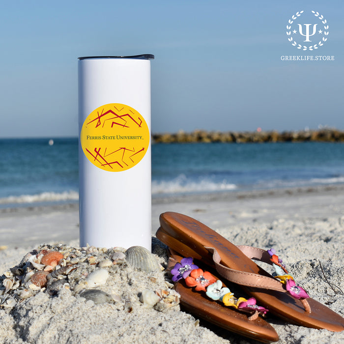 Ferris State University Stainless Steel Skinny Tumbler 20 OZ