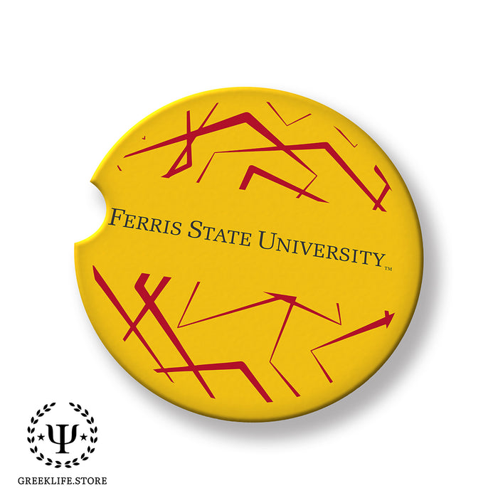 Ferris State University Car Cup Holder Coaster (Set of 2)