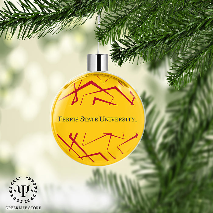 Ferris State University Christmas Ornament Flat Round