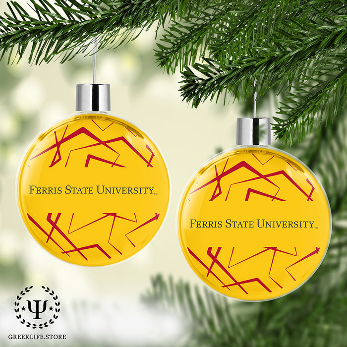 Ferris State University Christmas Ornament Flat Round