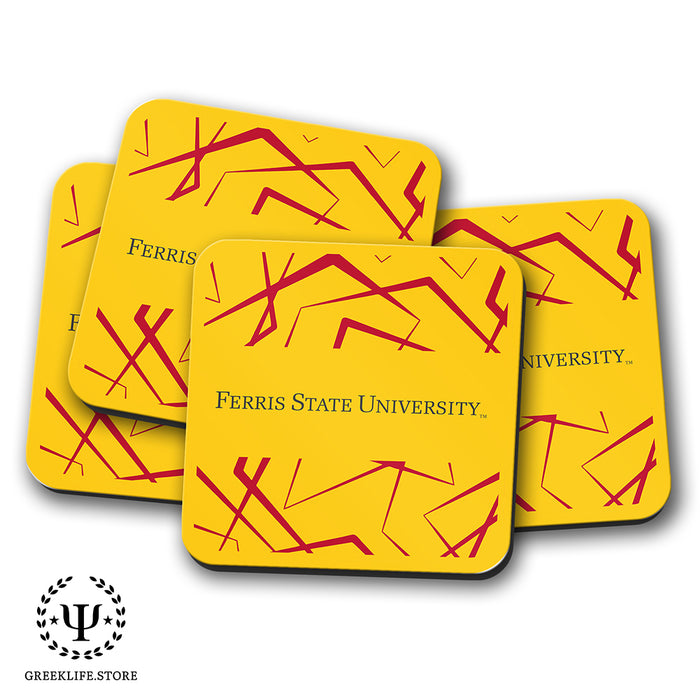 Ferris State University Beverage Coasters Square (Set of 4)