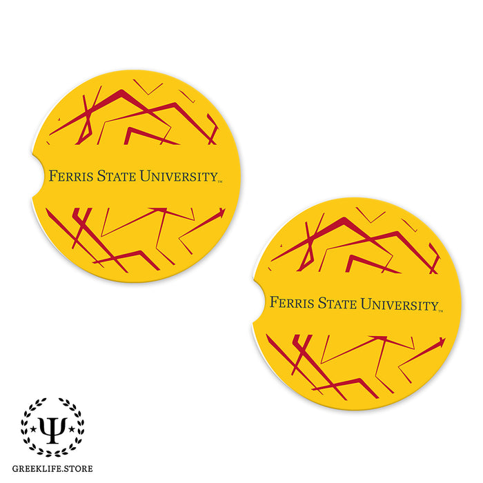 Ferris State University Car Cup Holder Coaster (Set of 2)